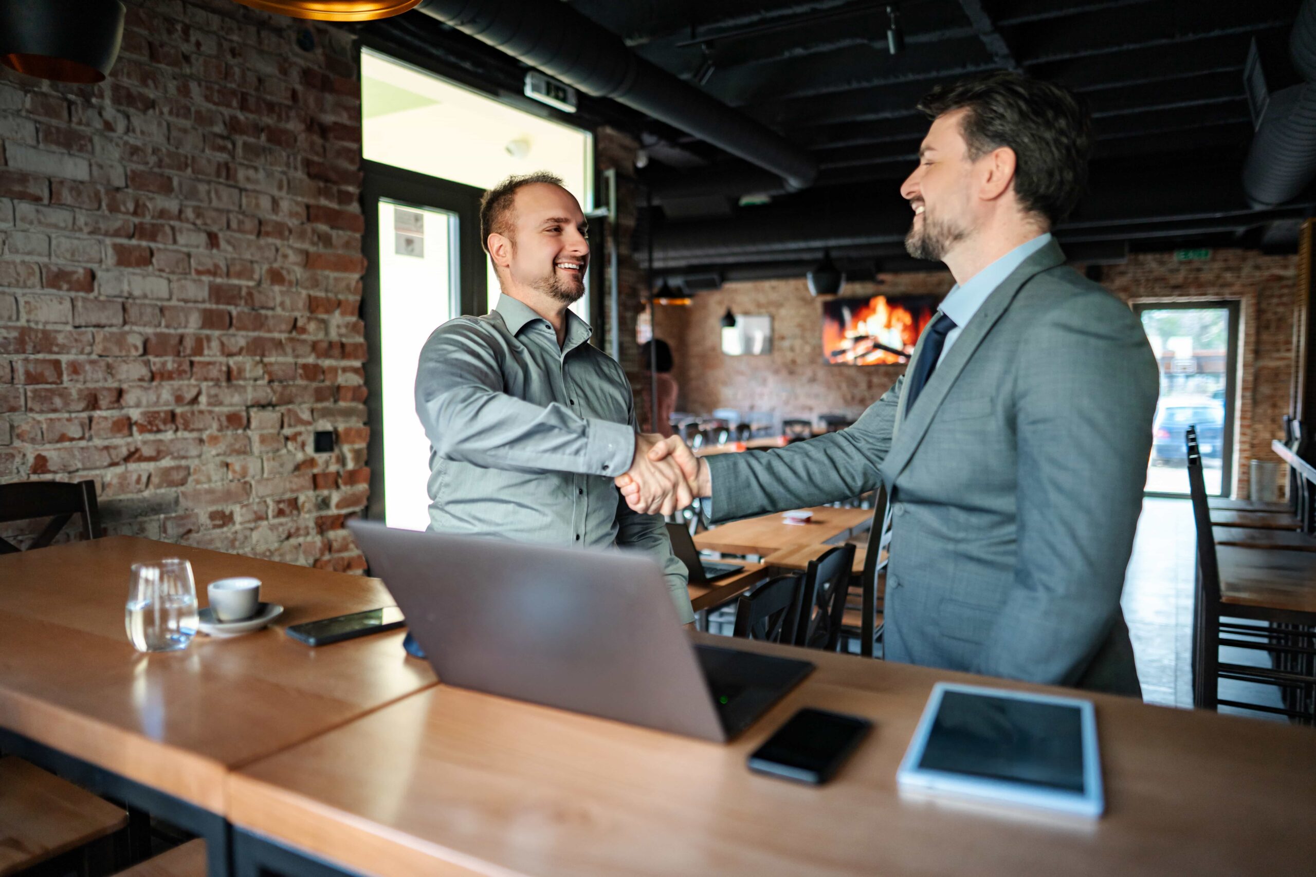 business owner selling business to new owner